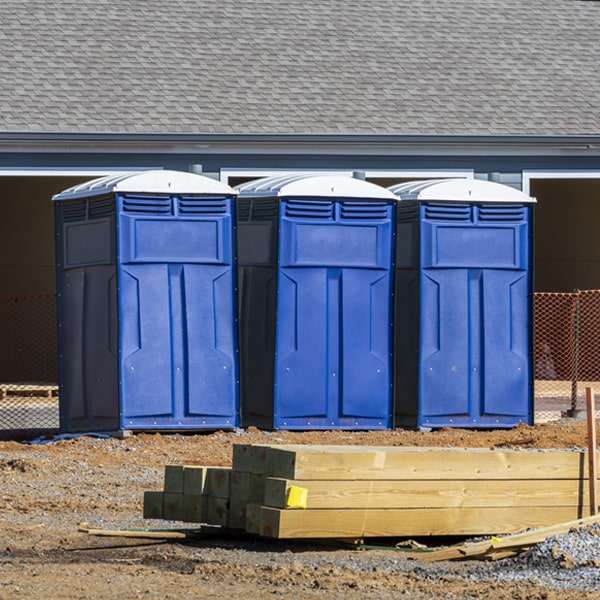 how often are the porta potties cleaned and serviced during a rental period in Monmouth IL